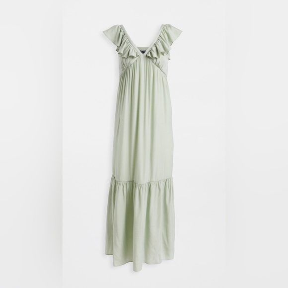 O.P.T. Light Green Jay Maxi Dress - Picture 1 of 5